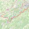 Trace GPS Besançon / St-Vit, itinéraire, parcours