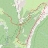 Trace GPS Les crêtes, du Col de l'Alpe jusqu'au Fourneau, itinéraire, parcours