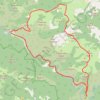 Trace GPS Stublo - Kanjon Uvca - Manastir Dubrava, itinéraire, parcours