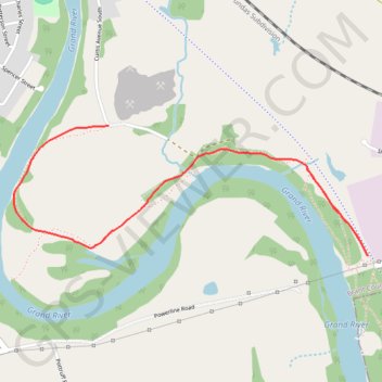 Trace GPS Grand Valley Trail, itinéraire, parcours