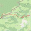 Trace GPS Montée au Col d'EYHARZA depuis Les ALDUDES, itinéraire, parcours