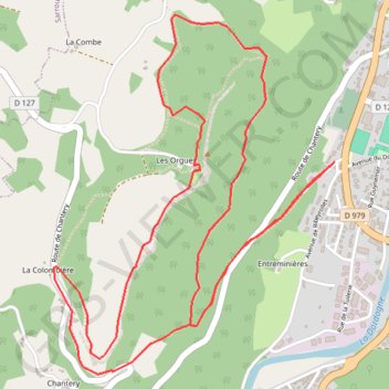 Trace GPS Tour des Orgues de Bort-les-Orgues, itinéraire, parcours