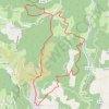 Trace GPS Chassiers - La Vierge, itinéraire, parcours