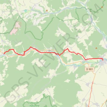 Trace GPS 26 Lamargelle-Is sur Tille: 26.50 km, itinéraire, parcours