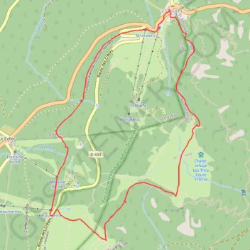 Trace GPS Col de la Schlucht, itinéraire, parcours