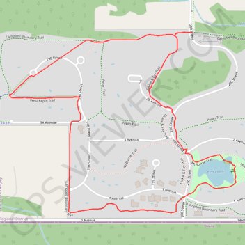 Trace GPS Bird Pond by Pepin and McBurnie Trails, itinéraire, parcours