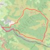 Trace GPS Dantxaria Col des Trois Croix Gorospil, itinéraire, parcours