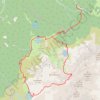 Trace GPS Le Col de la Mine de Fer, itinéraire, parcours