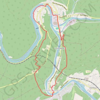 Trace GPS La boucle des 7 Roches, itinéraire, parcours
