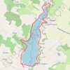 Trace GPS Autour des Lacs de l'Escourroux entre Lot-et-Garonne et Dordogne - Pays du Dropt, itinéraire, parcours