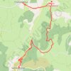 Trace GPS Sainte Enimie-Chamberboux, itinéraire, parcours
