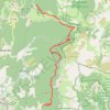 Trace GPS Col du Rousset - Abbaye de Valcroissant, itinéraire, parcours