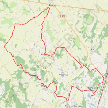 Trace GPS Parcours Vélo L 2022, itinéraire, parcours
