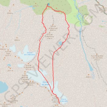 Trace GPS rencluse-aneto-salterillo-rencluse, itinéraire, parcours