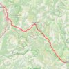 Trace GPS Randonnée de la Route Napoléon (Castellane à Sisteron), itinéraire, parcours