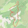 Trace GPS Les Rocs Trinquat, Pioch, de la Jarre et de la Vigne, itinéraire, parcours