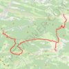 Trace GPS Traversée des Chateaux Cathares : Puivert - Montségur, itinéraire, parcours