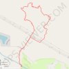 Trace GPS Indio Hills Badlands Loop, itinéraire, parcours