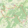 Trace GPS Monts de Gy - Grand Tour des Monts de Gy, itinéraire, parcours