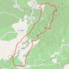 Trace GPS Megier - Sabran, itinéraire, parcours