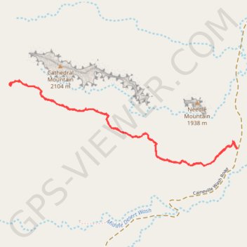 Trace GPS Cathedrals Trail, itinéraire, parcours