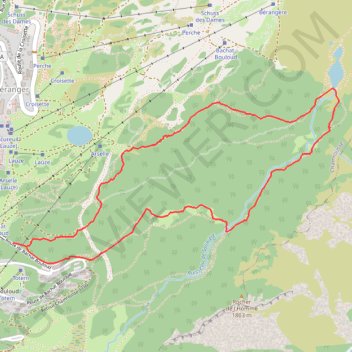 Trace GPS Lac Achard par les Clairières, itinéraire, parcours