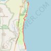 Trace GPS Nukolii Beach to Wailua River Park (Kauai Island), itinéraire, parcours