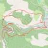 Trace GPS Boucle de Saint-Antonin via la Grotte du Capucin, itinéraire, parcours