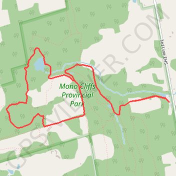 Trace GPS McCarston's Lake, itinéraire, parcours