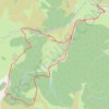 Trace GPS Circuit forestier vers Pène Blanque, itinéraire, parcours