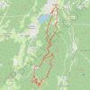 Trace GPS Allevard - Le Crêt du Poulet, itinéraire, parcours
