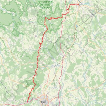 Trace GPS GR7 De Velars-sur-Ouche (Côte d'Or) à Le Puley (Saône et Loire), itinéraire, parcours