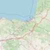 Trace GPS 15 Burgos - Mont-de-Marsan, itinéraire, parcours
