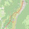 Trace GPS Randonnée Raquette au Moucherotte, itinéraire, parcours