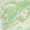 Trace GPS Tour des Monts du Vaucluse, itinéraire, parcours