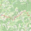 Trace GPS Burgunderweg: Villers - Villersexel, itinéraire, parcours