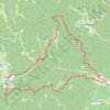 Trace GPS Rando Ribeauvillé-Taennchel-Aubure, itinéraire, parcours
