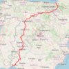 Trace GPS EuroVelo 1 (Spain), itinéraire, parcours