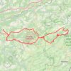 Trace GPS La vallée de la Reverotte - Saône, itinéraire, parcours