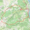 Trace GPS Les bords du Rhône par Malleval, itinéraire, parcours