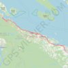 Trace GPS Nanaimo - Fanny Bay, itinéraire, parcours