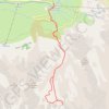 Trace GPS Crête de la Pègue depuis Super-Barèges, itinéraire, parcours