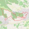 Trace GPS [Itinéraire] Les Collines et les Trois Moulins, itinéraire, parcours