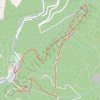 Trace GPS Sidobre - Saut de la Truite, itinéraire, parcours