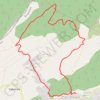 Trace GPS La Grotte aux oiseaux - Plan-d'Aups, itinéraire, parcours