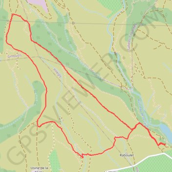 Trace GPS Villegly-Barrage via autruches, itinéraire, parcours
