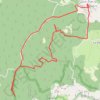 Trace GPS Circuit Arcs de Saint Pierre des Tripiers et des Vautours, itinéraire, parcours