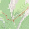 Trace GPS Vallon de Practel (Chartreuse), itinéraire, parcours