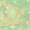 Trace GPS Boucle Finiels - Mas de la Barque - Cassini, itinéraire, parcours