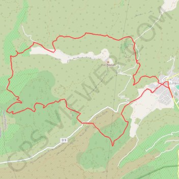 Trace GPS Opoul Val Oriole, itinéraire, parcours